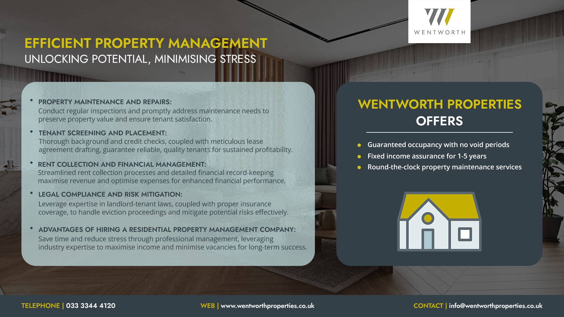 information about efficient property management
